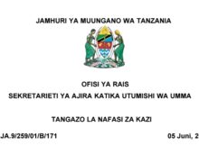 NAFASI 2326 Za Kazi MDAs & LGAs na Wizara ya Ardhi